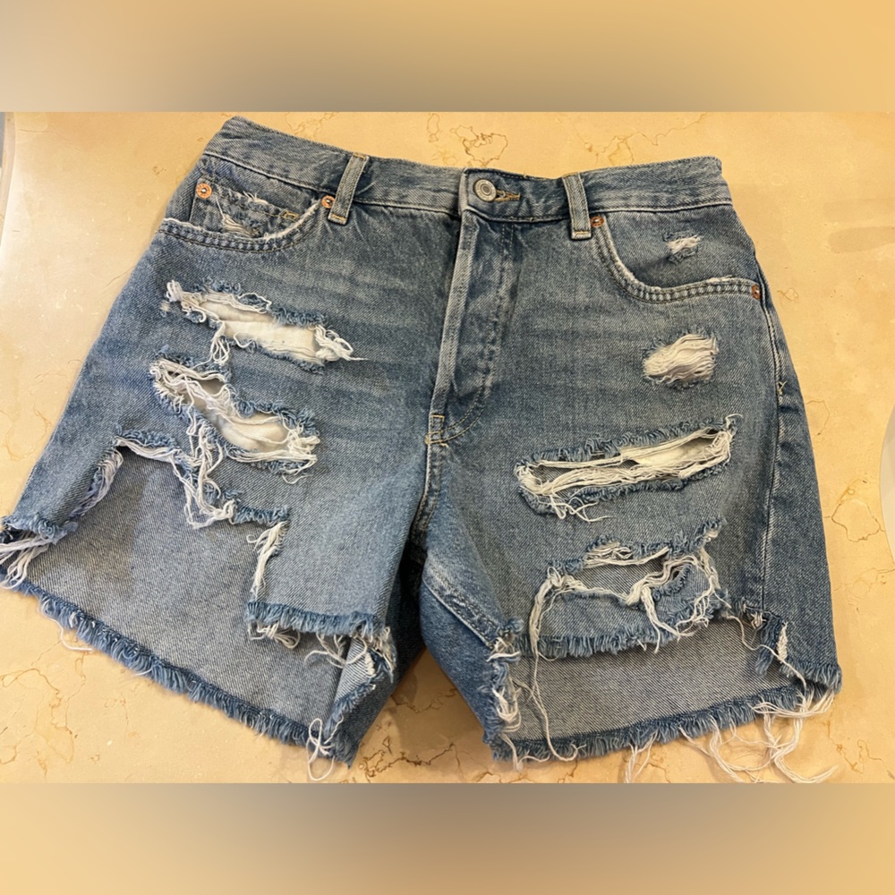 Free People Jean Shorts